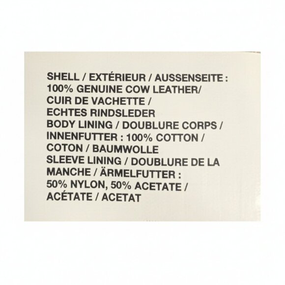 🔥 GAP Genuine Leather Moto Jacket – Belted – Women's Size (S/P) - Picture 6 of 6